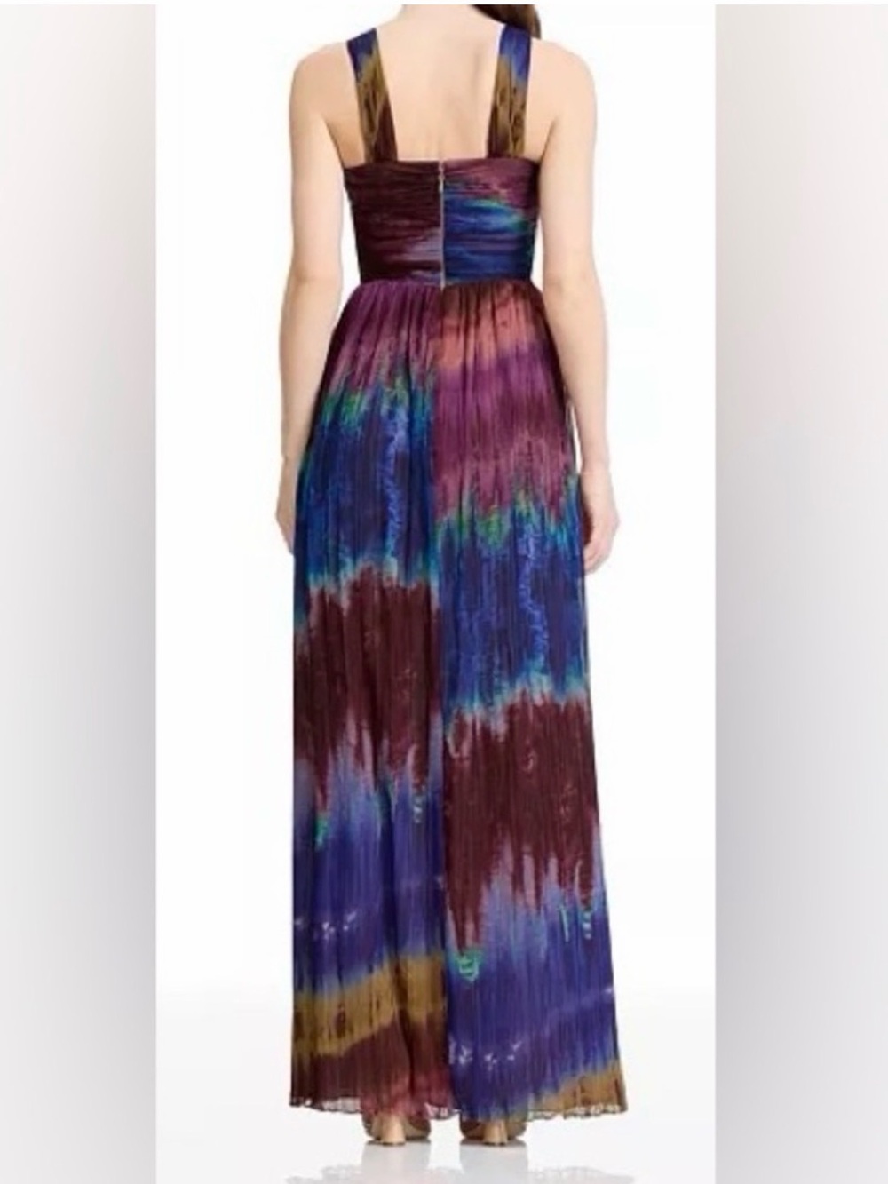 NWT Dress The Population Tau Dress Sunset Multi Size Small Chiffon A-Line - Picture 2 of 5